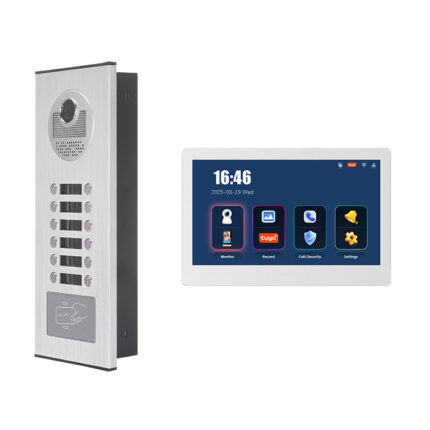 IP Intercom System Tuya Smart Panel Automation Color Camera TCP Video for Villa Apartment Door Phones