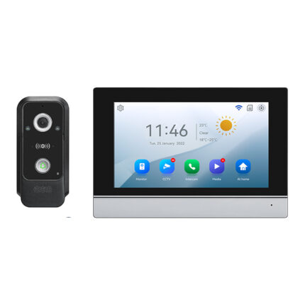 10 Inch LCD Display Peephole Camera Doorbell Wireless Video Intercom with Door Panel Chime Security Camera System